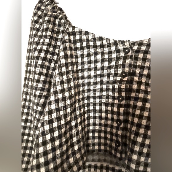 Madewell size large checkered shirt and skirt set. - Picture 2 of 4